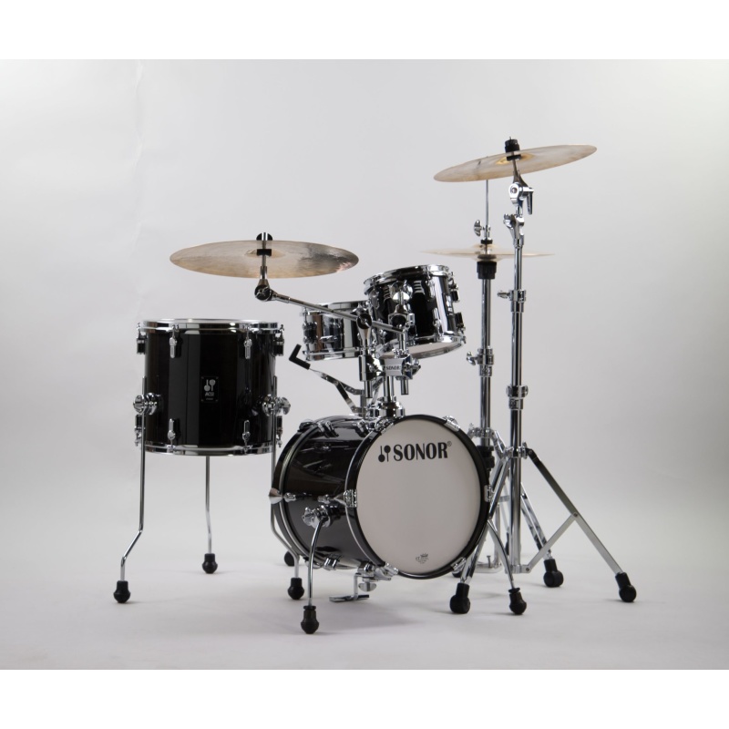 Sonor AQ2 Martini Set 4pc Shell Pack – Transparent Stain Black 4