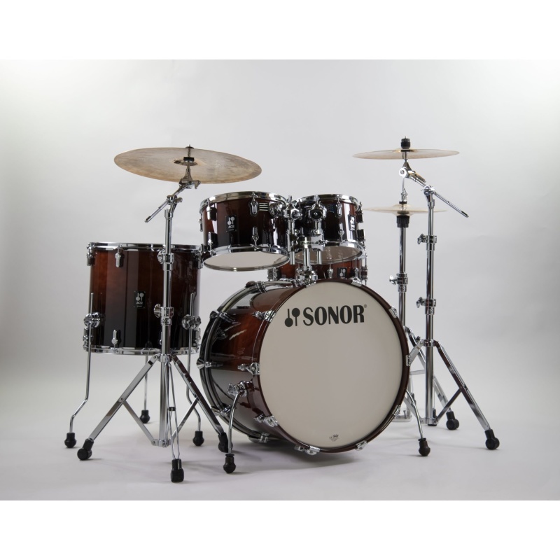 Sonor AQ2 Stage Set 5pc Shell Pack – Brown Fade 4