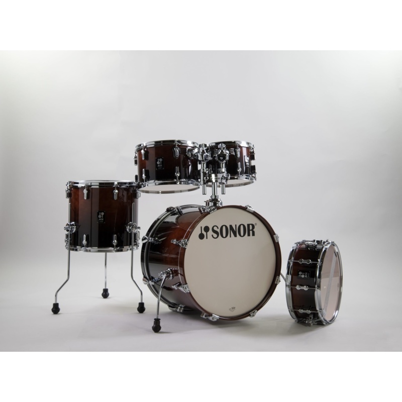 Sonor AQ2 Studio Set 5pc Shell Pack – Brown Fade 5