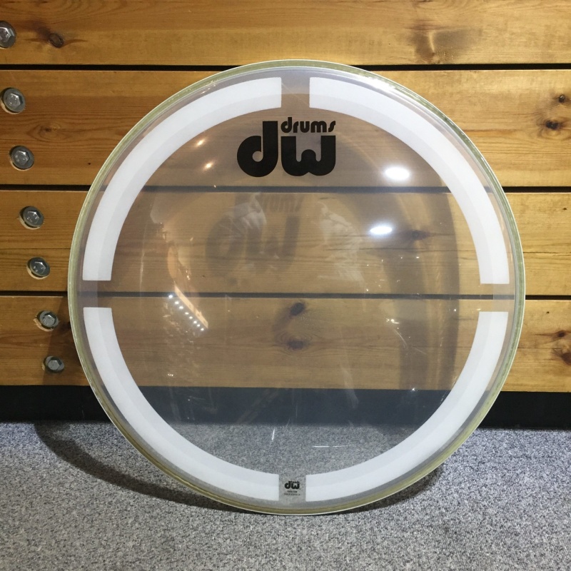 Remo DW Coated-Clear 22in Bass Drum Head 3