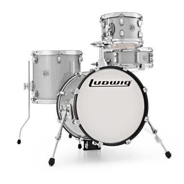 Ludwig Breakbeats Questlove 16in 4pc Shell Pack – White Sparkle