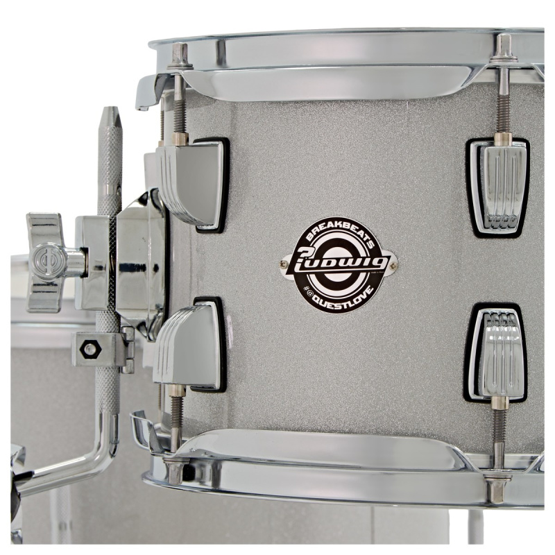 Ludwig Breakbeats Questlove 16in 4pc Shell Pack – White Sparkle 6