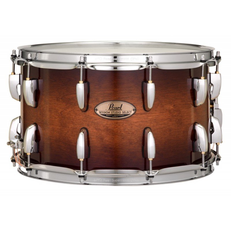 Pearl Session Studio Select 14x8in Snare – Gloss Barnwood Brown 3