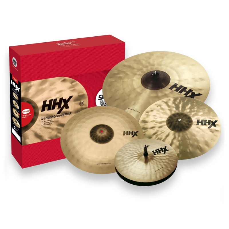 Sabian HHX X-Treme Groove Cymbal Pack 4