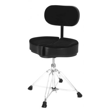 Ahead Spinal G Drum Throne With Back Rest – Black