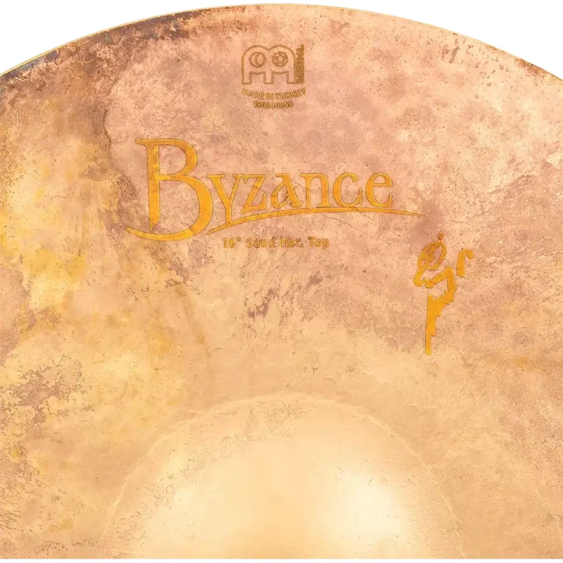 Meinl Byzance Vintage 16in Sand Hi Hat Cymbals - Image 6