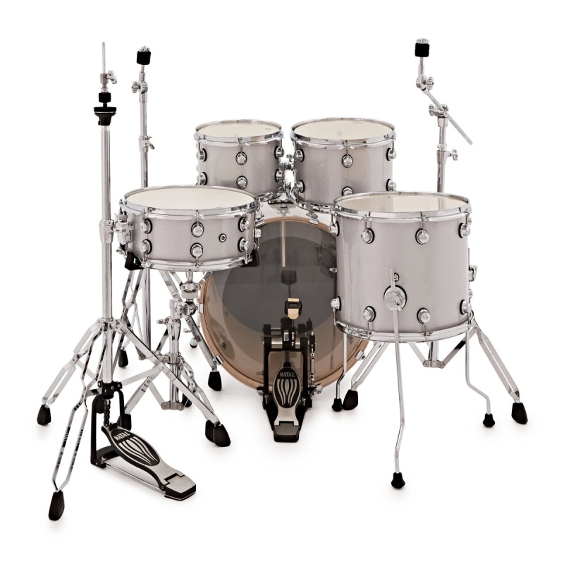 Natal Arcadia Poplar 20in Drum Kit – White Sparkle 8