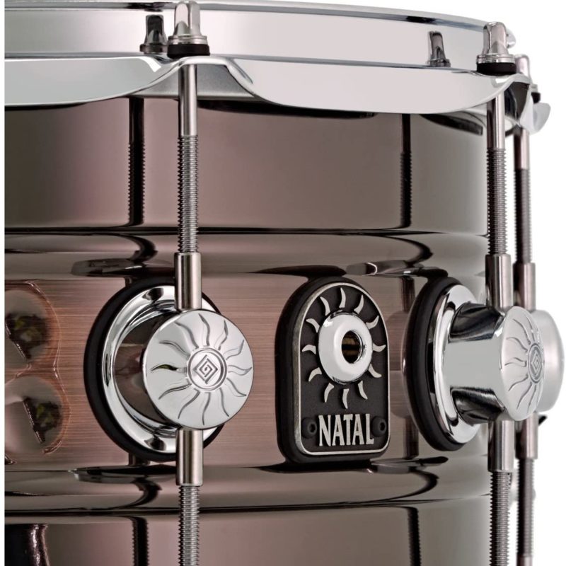 Natal Cafe Racer 14x7in Beaded Steel Snare Drum 5