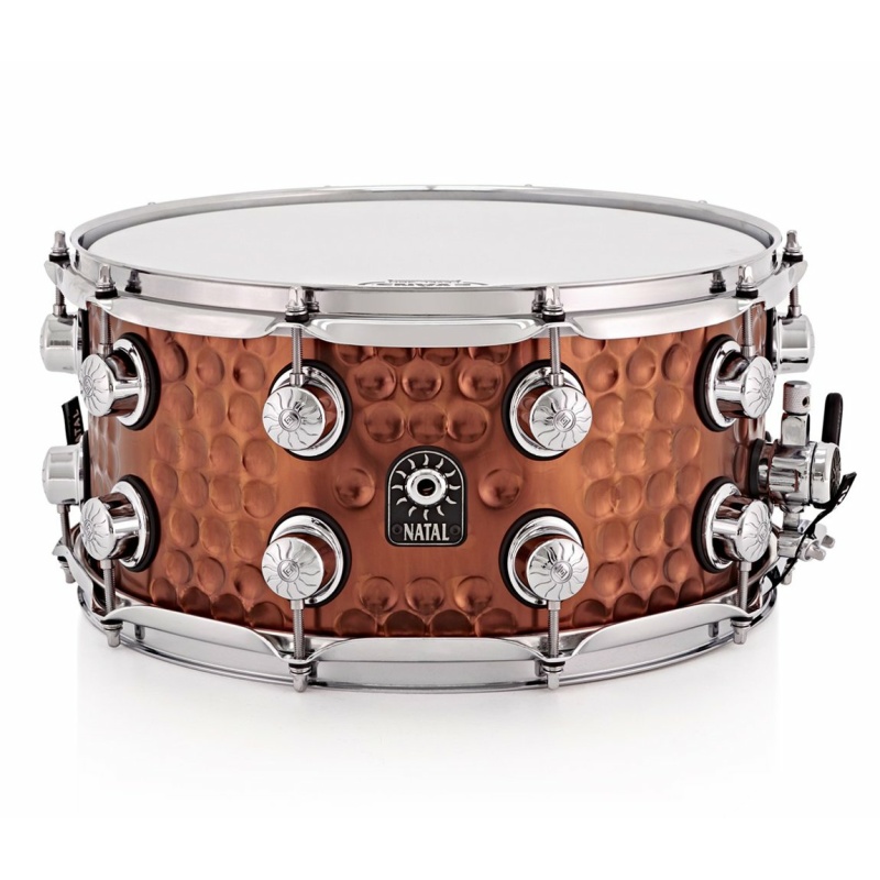Natal 13x7in Hand Hammered Cafe Racer Snare Drum 4