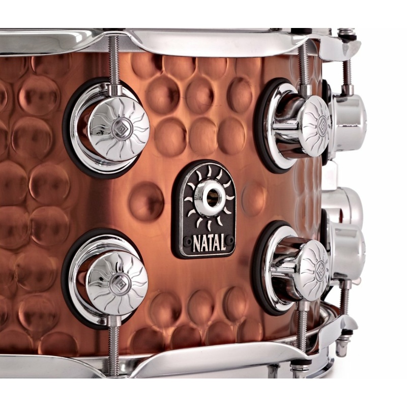 Natal 13x7in Hand Hammered Cafe Racer Snare Drum 5