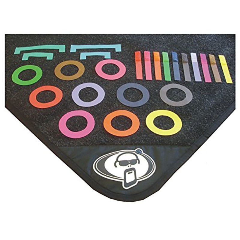 Protection Racket Coloured Mat Marker Pack For Drum Mats 4