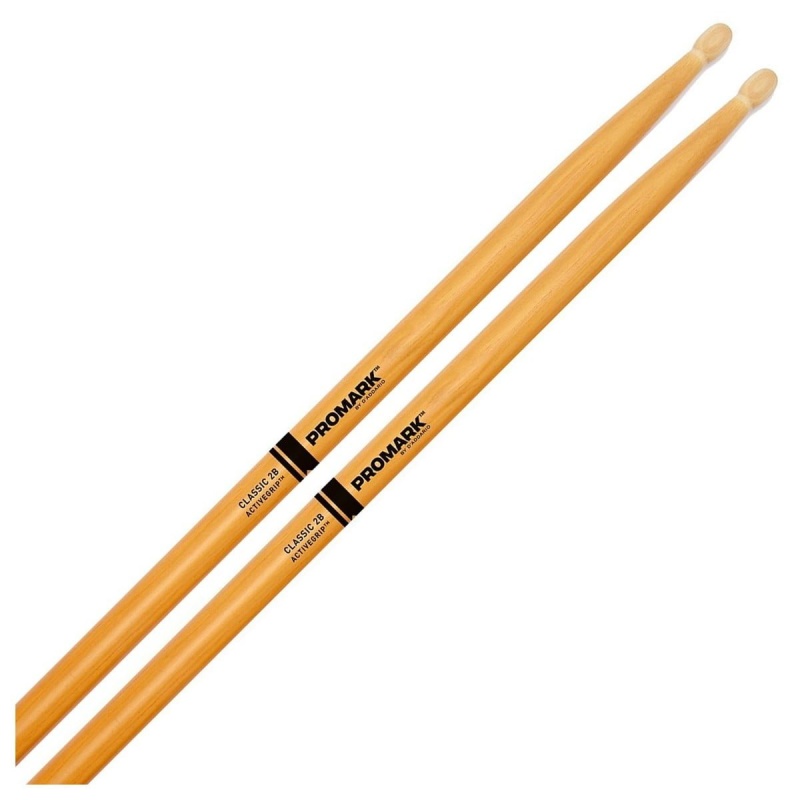 Promark Classic 2B ActiveGrip Clear Drumsticks 4