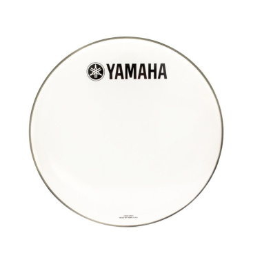 Yamaha 22in P3 White Classic Logo Bass Drum Head
