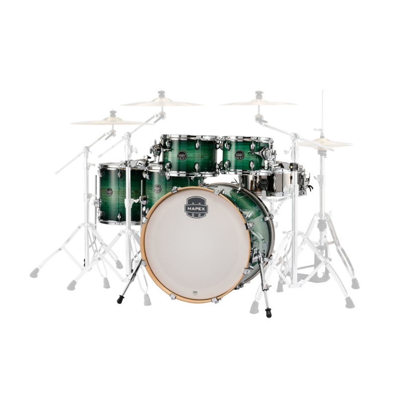 Mapex Armory 22in 6pc Power Fusion Shell Pack – Emerald Burst 6