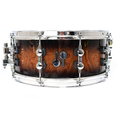Sonor SQ2 14x6in Snare Drum – Walnut Brown Burst