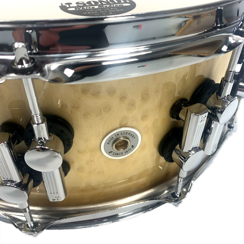 Sonor SQ2 14x6in Beech Snare Drum – Birdseye Maple, High Gloss