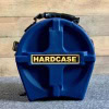 Hardcase lined 8-inch tom drum case in dark blue for drum protection and transport.