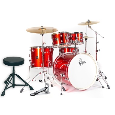 Gretsch Energy 20in Drum Kit With Hardware & Paiste 101 Cymbals – Red