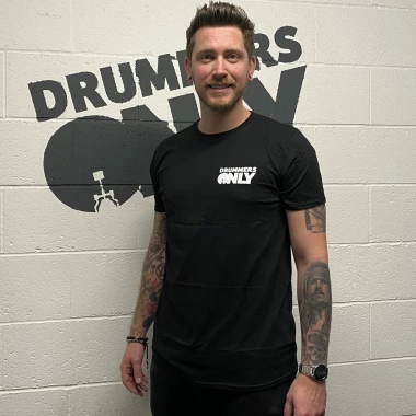 Drummers Only Black T-Shirt 3