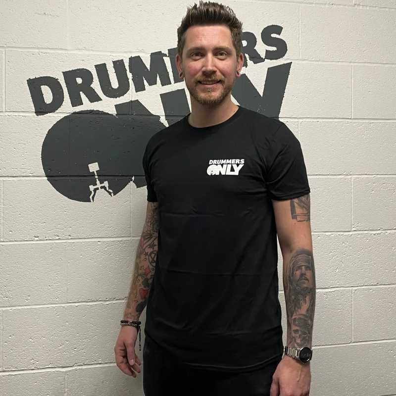 Drummers Only Black T-Shirt 24