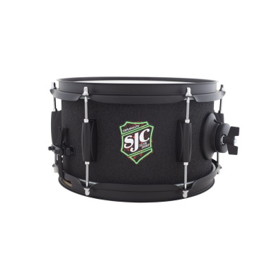 SJC Thrash Can 10x6in Snare Drum – Black Grip Tape
