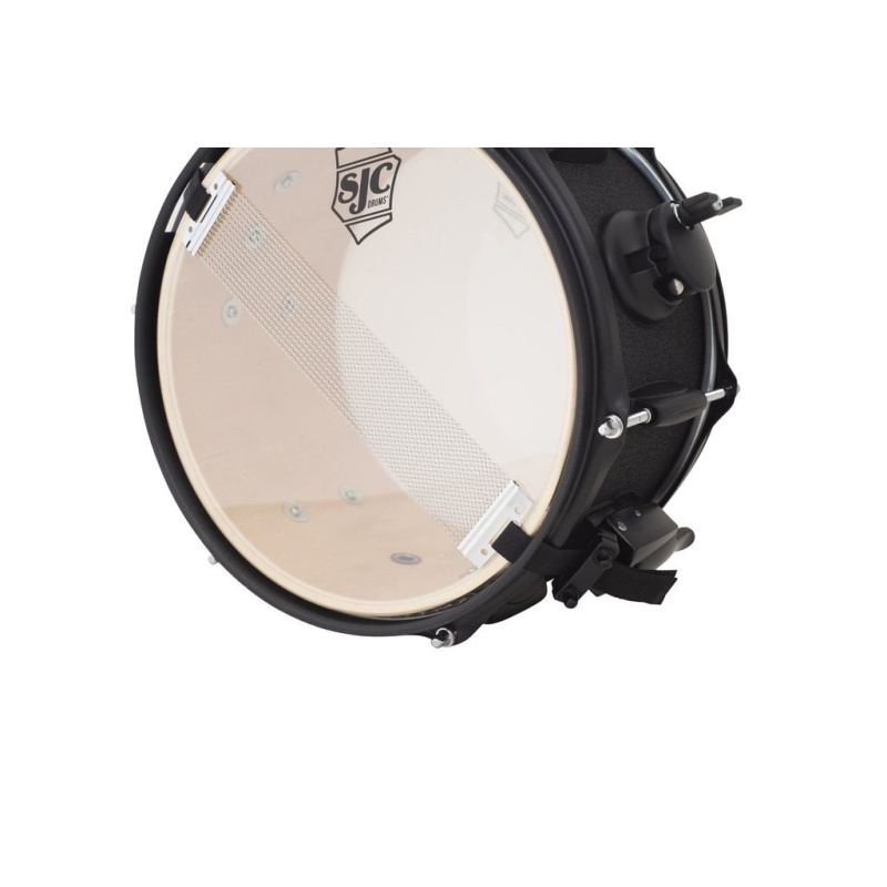 SJC Thrash Can 10x6in Snare Drum – Black Grip Tape 6