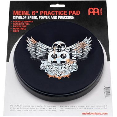 Meinl 6in Practice Pad – Jaw Breaker – MPP-6-JB