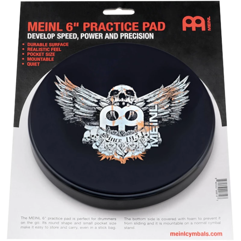 Meinl 6in Practice Pad - Jaw Breaker - MPP-6-JB