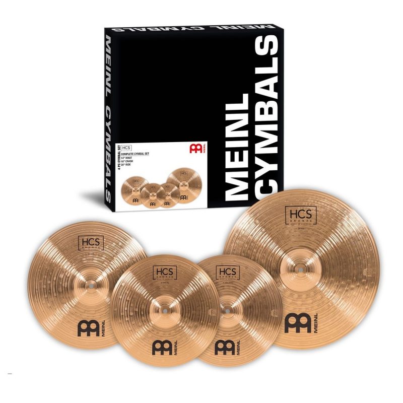 Meinl HCS Bronze Complete Cymbal Set 4