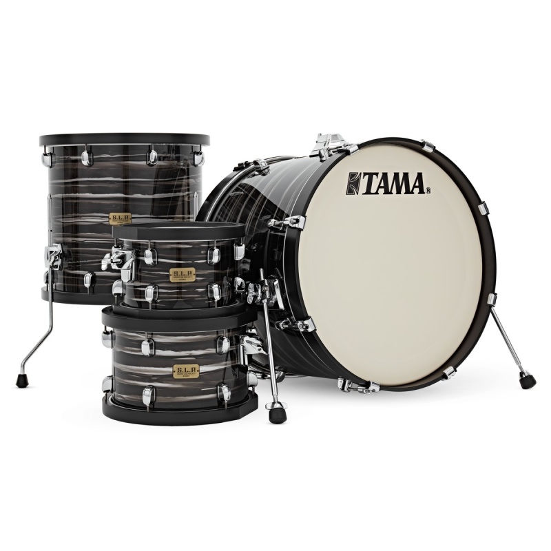 Tama SLP Studio Maple 22in 4pc Shell Pack – Lacquered Charcoal Oyster 11