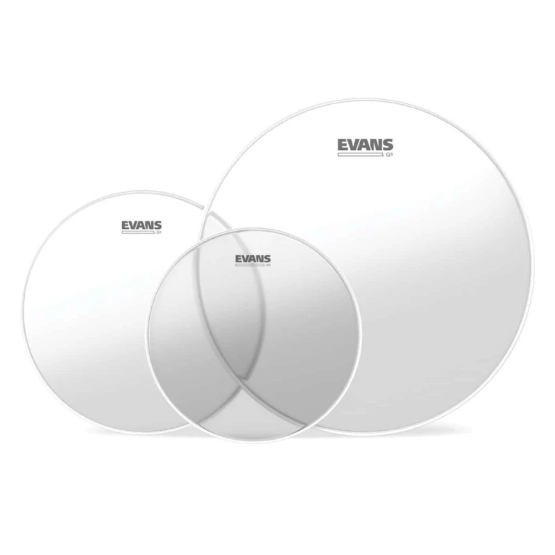 Evans G1 Clear Tom Pack - 12 13 16 Heads