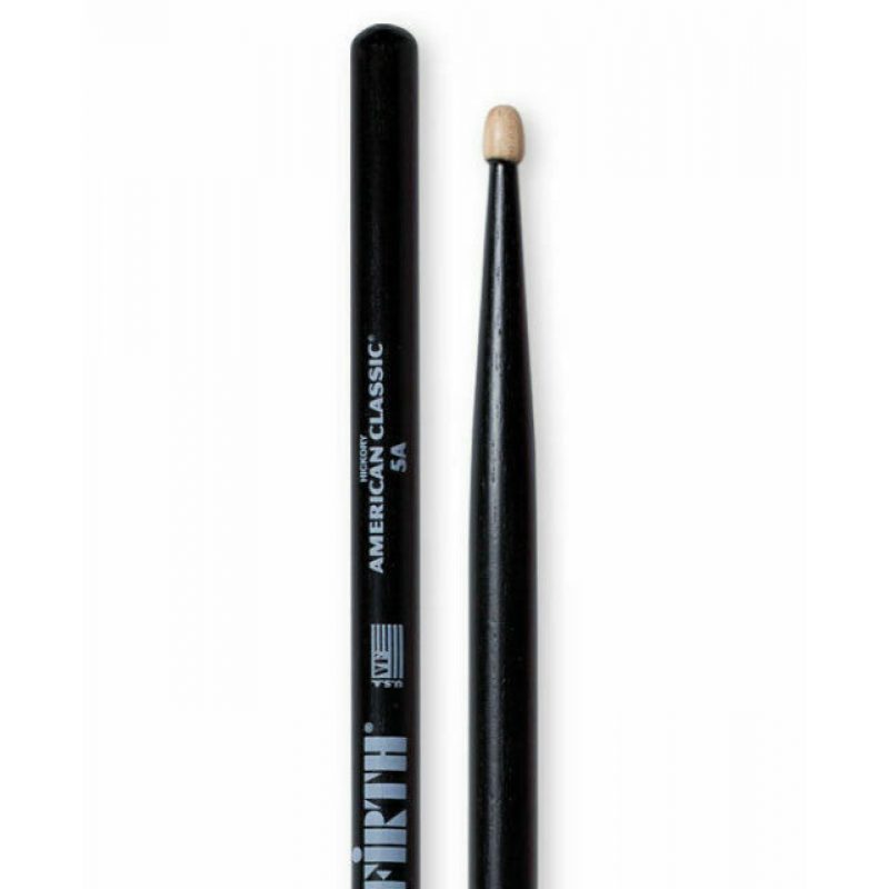 Vic Firth 5A Hickory Wood Tip – Black 3