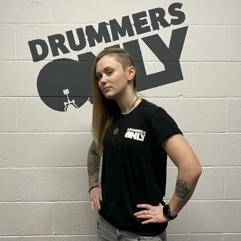Drummers Only Black T-Shirt 25
