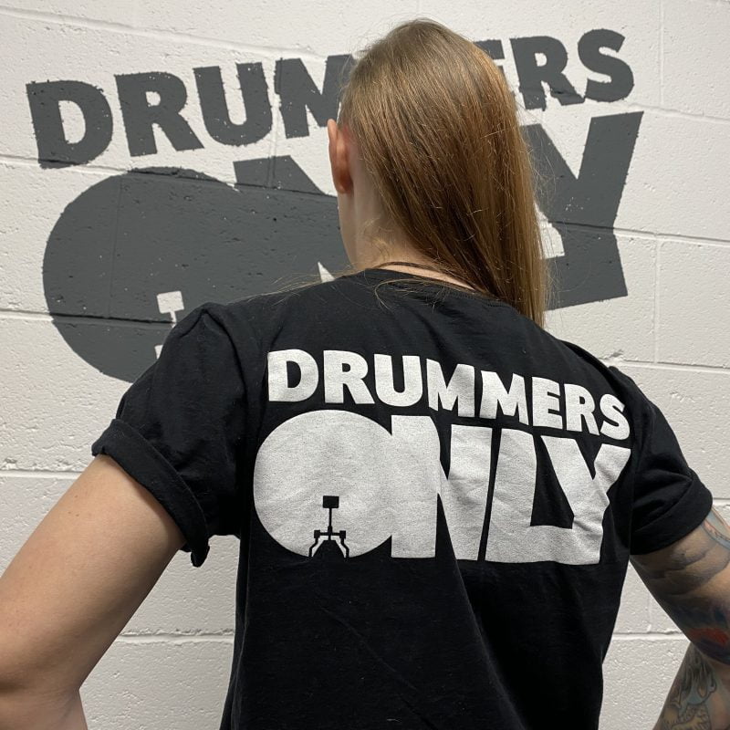 Drummers Only Black T-Shirt