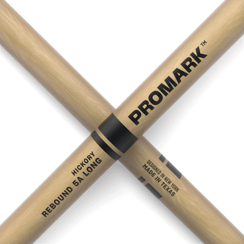 ProMark Rebound 5A Long Hickory Drumsticks RBH565LAW – Wood Tip 6