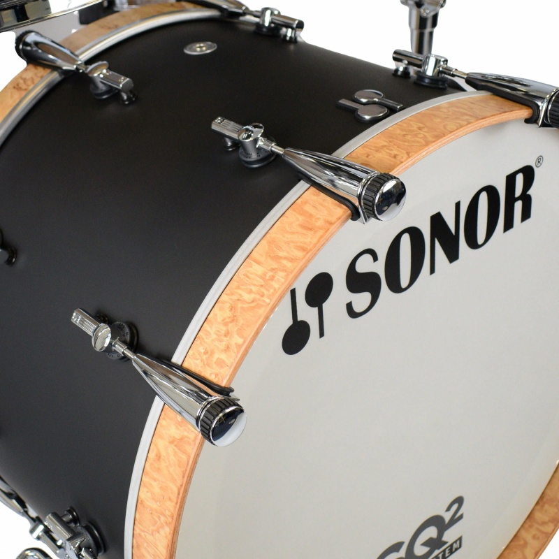 Sonor SQ2 22in 4pc Maple Shell Pack – Dark Satin 9