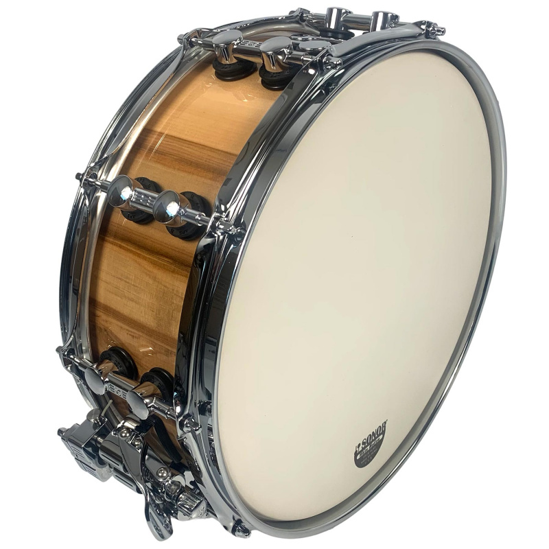 Sonor SQ2 14x5in Maple Snare – American Walnut, High Gloss 7