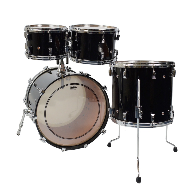 Yamaha Absolute Hybrid Maple 20in 4pc Shell Pack – Solid Black 12