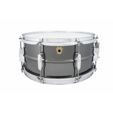 Ludwig Black Beauty 14×6.5in 8 Lug Brass Snare Drum, LB415