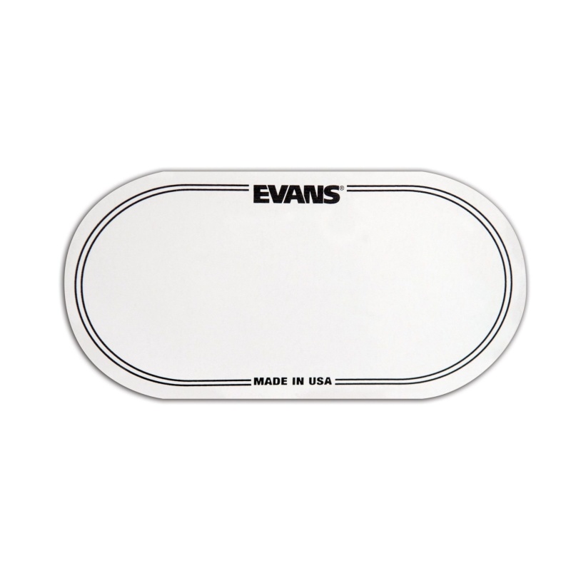 Evans EQ Double Pedal Patch, Clear Plastic 4