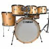 Yamaha drum kit with multiple toms and bass drum, ideal for professional drummers.