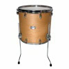 Professional wooden floor tom drum on stand, ideal for drumming performances and studio use.