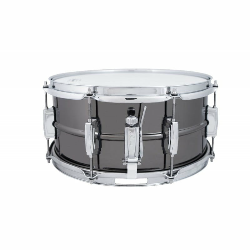 Ludwig Black Beauty 14×6.5in 8 Lug Brass Snare Drum, LB415 5