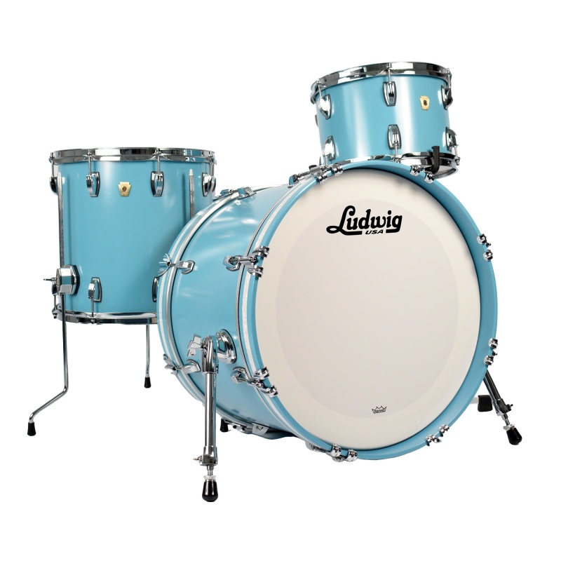 Ludwig Classic Maple 20in 3pc Shell Pack – Heritage Blue 3