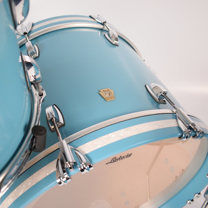 Ludwig Classic Maple 20in 3pc Shell Pack – Heritage Blue 15