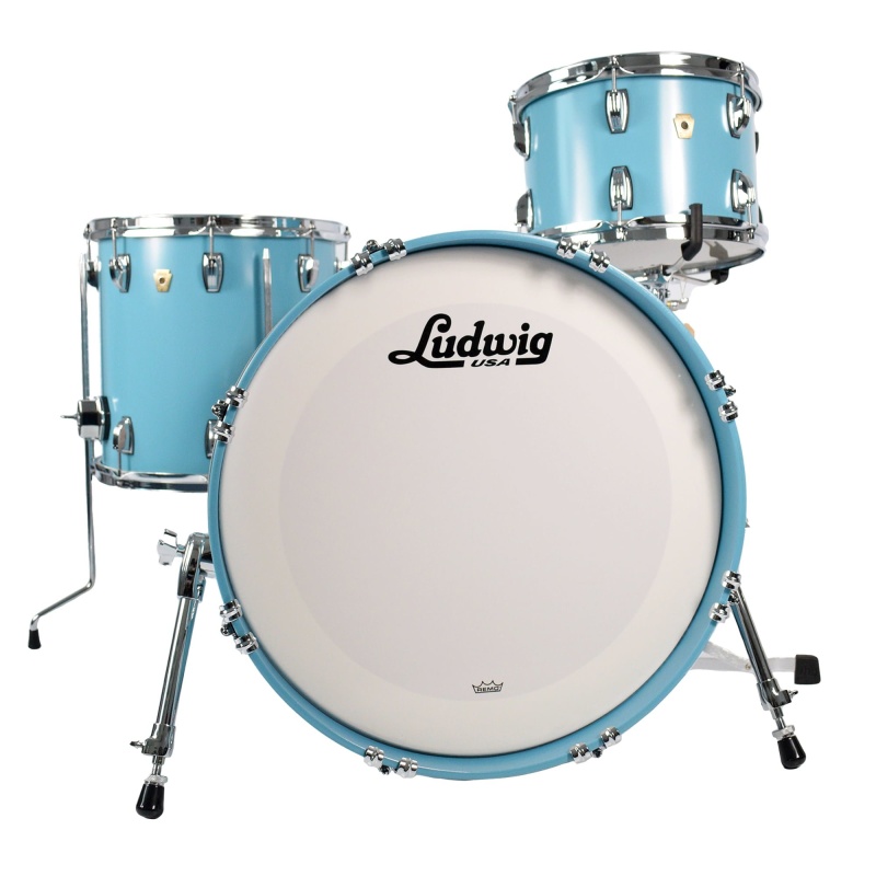 Ludwig Classic Maple 20in 3pc Shell Pack – Heritage Blue 11