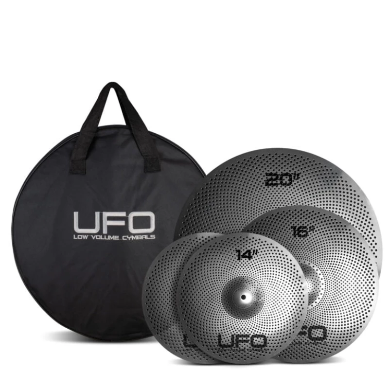 UFO Low Volume Cymbal Set - 14/16/20 Inc. Bag