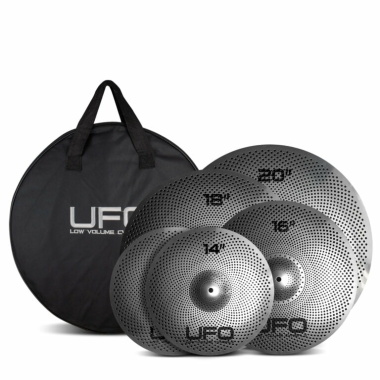 UFO Low Volume Cymbal Set – 14/16/18/20 Inc. Bag