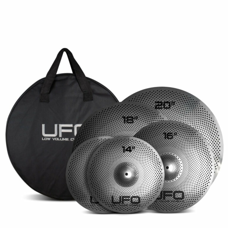 UFO Low Volume Cymbal Set – 14/16/18/20 Inc. Bag 4