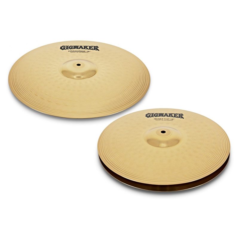 Paiste GigMaker Hi-Hats and Crash/Ride Cymbal Pack 4